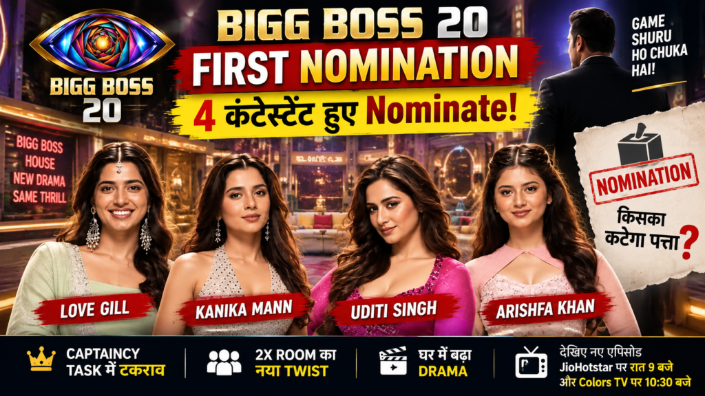 Bigg Boss 20 First Nomination