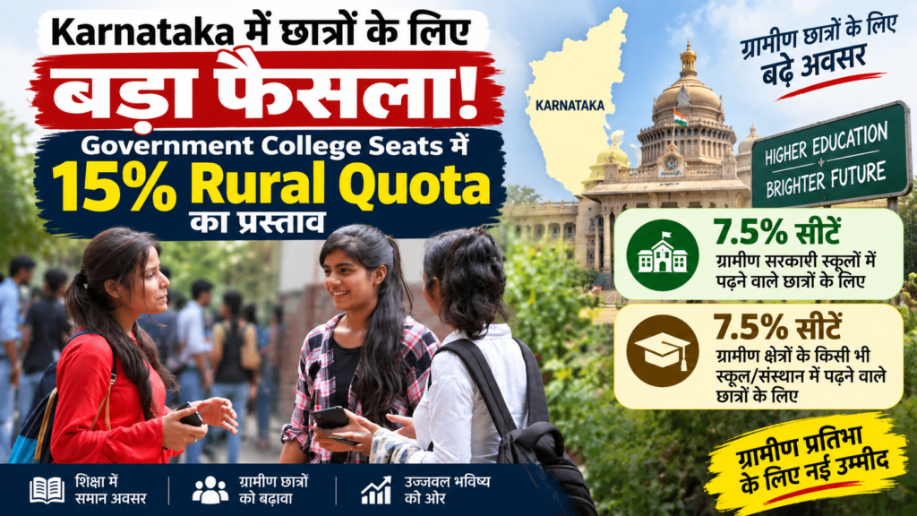 Karnataka Rural Quota 2026