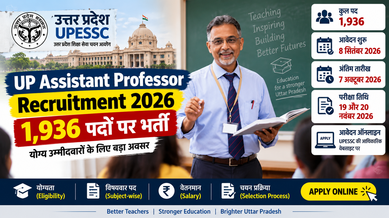 UP Assistant Professor Recruitment 2026