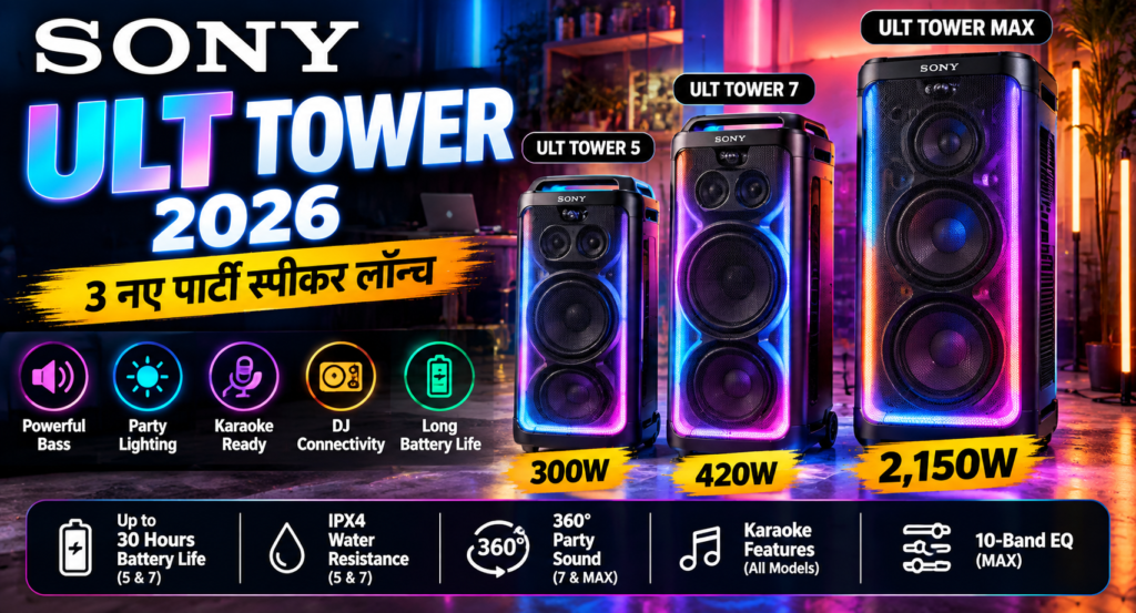 Sony ULT TOWER 2026 Launch